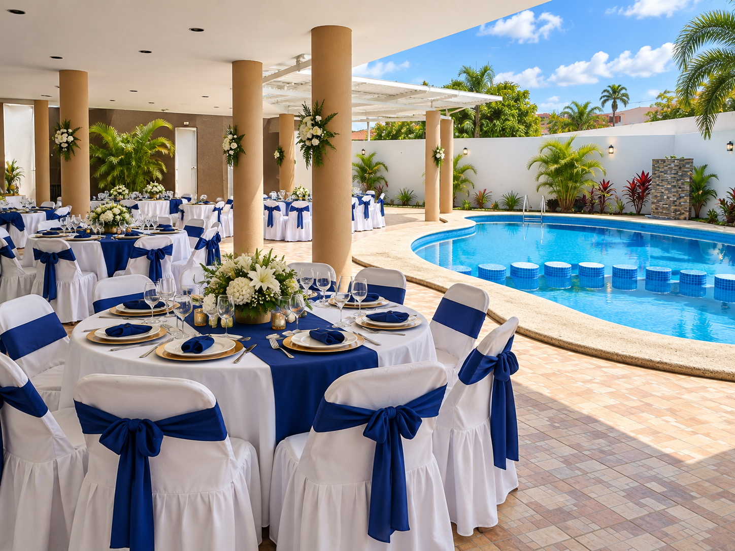 Salon con alberca